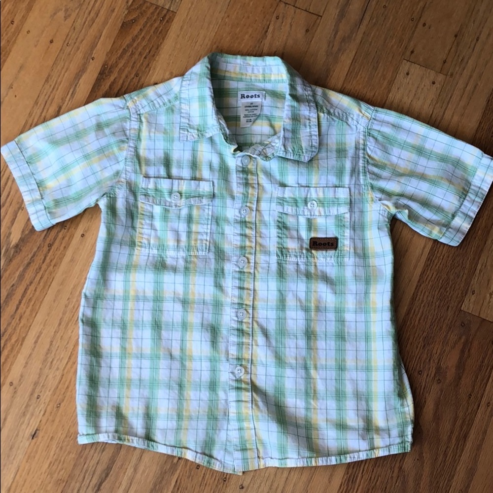Roots Plaid Shirt for Handsome Toddler